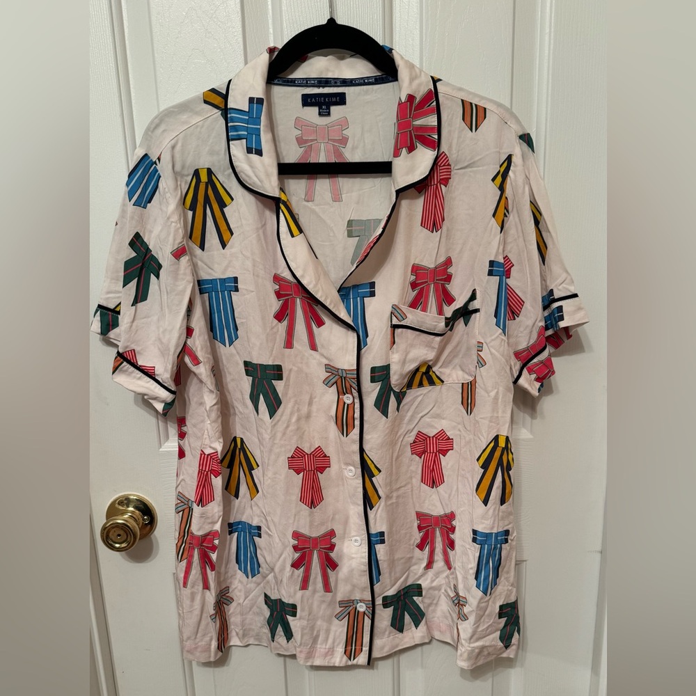 KATIE  KIME | Pajama Top | Size XL